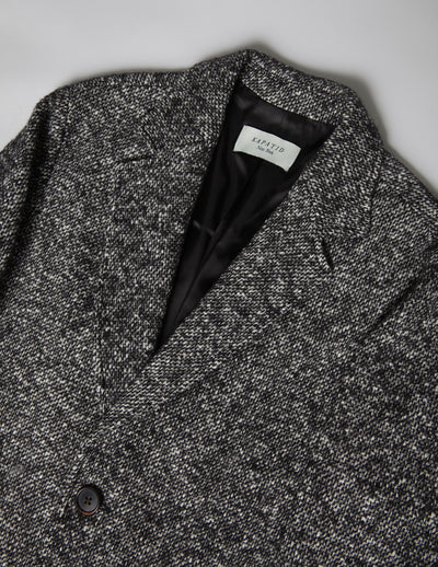 Kapatid - Salt and Pepper Coat Men's  - Made in the USA - Detail