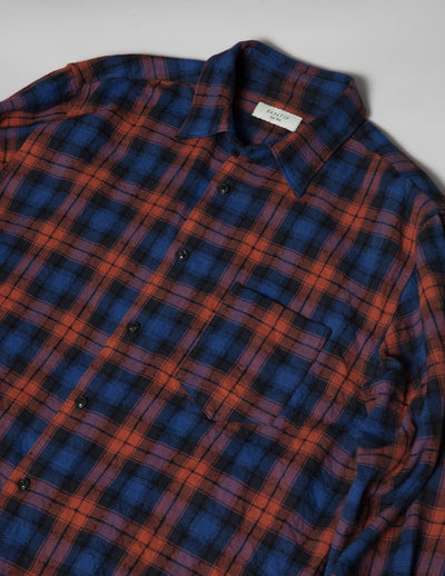 Kapatid - Wide Plaid Shirt - Made in the USA - Detail